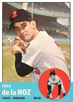 1963 Topps Baseball Cards      561     Mike De La Hoz